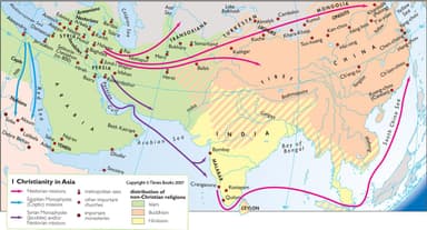 실크로드를 따라 동방기독교의 천년의 여정