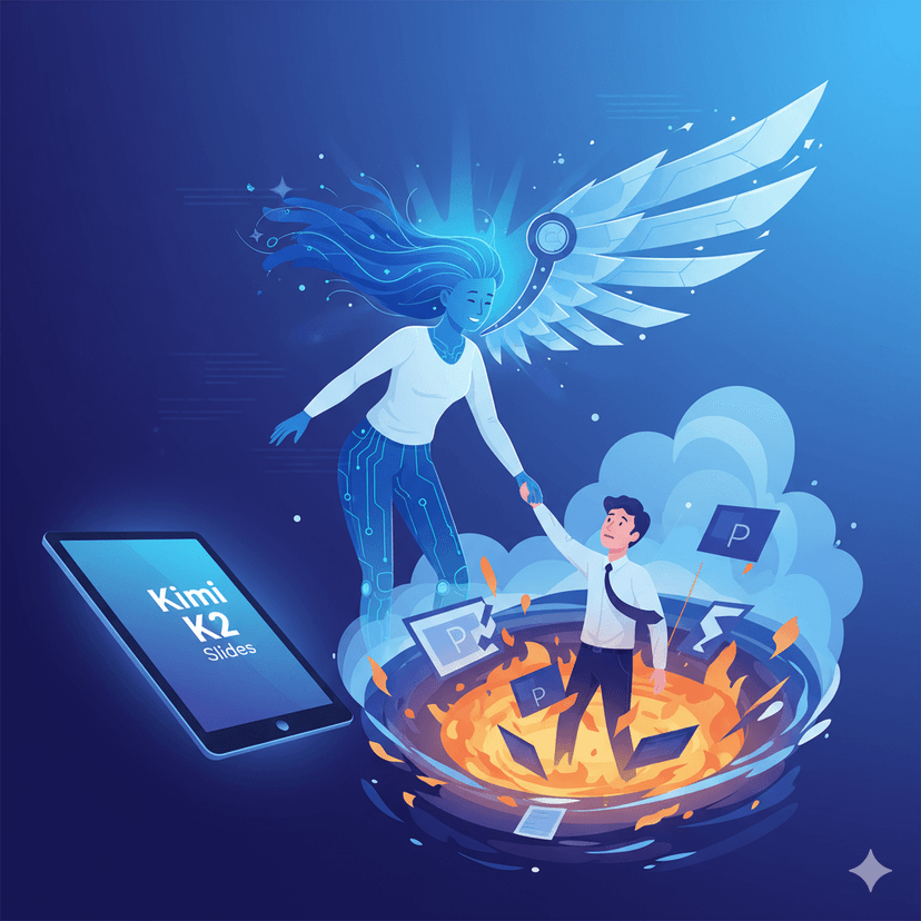 PPT 지옥에서 나를 구원한 무료 AI, Kimi K2슬라이드 활용법