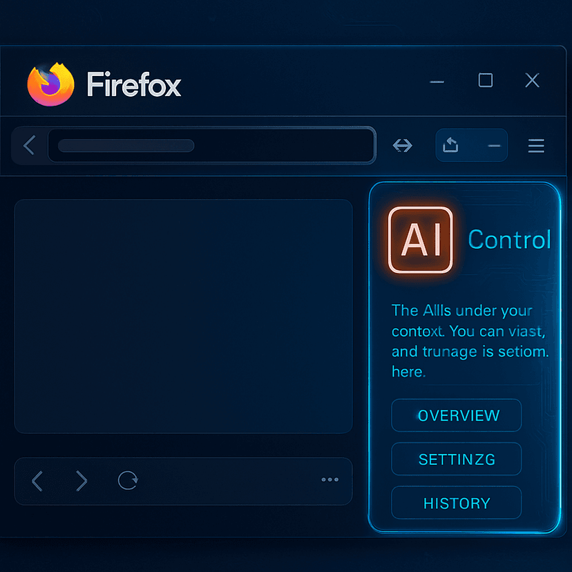Firefox, 인공지능을 내 마음대로! 브라우저 AI 창의 혁신적 변화