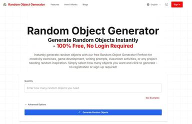 Random Object Generator
