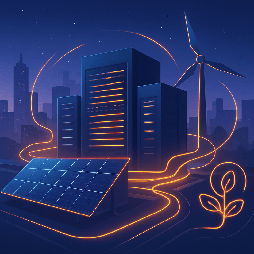 AI 데이터 센터의 시대, 얼마나 많은 전력이 재생 에너지로 공급될까?