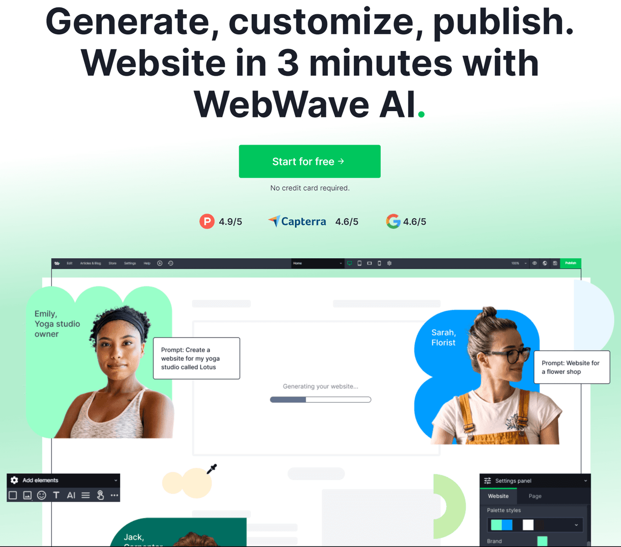 WebWave AI : WebSite Builder