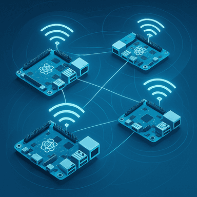 AI와 인공지능 시대, 오픈메시 MANET 라디오: Raspberry Pi와 Wi-Fi H...