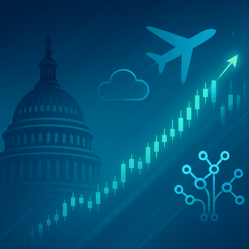 미국 셧다운 종식 기대감에 기술주 급등: 항공·AI 인프라·미디어 실적 총정리